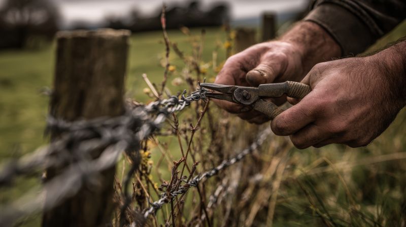 Barbed Wire Fencing