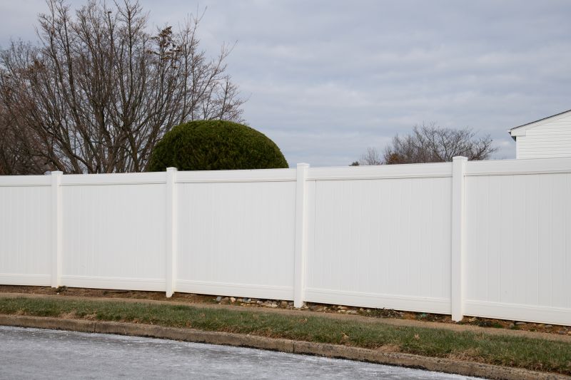 Classic White Vinyl Fence